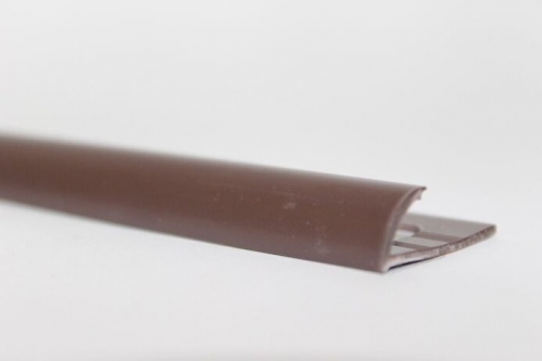 Íves élvédő PVC barna 10mm 2,78m - Profilplast