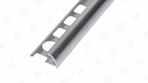 Alumínium ovális pozitív profil 10mm 2,5m natúr alumínium színben - MárkaMix