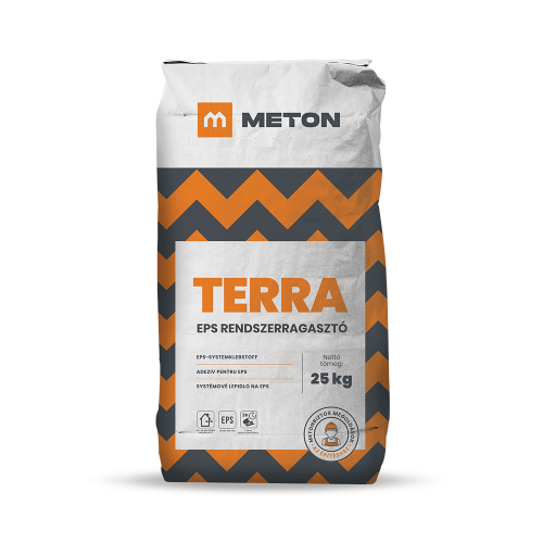 TERRA EPS (EPS 80-hoz) polisztirol rendszerragasztó 25kg (48/rkp) - Meton