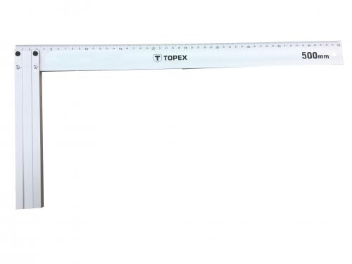 Derékszög 500mm alumínium - Topex