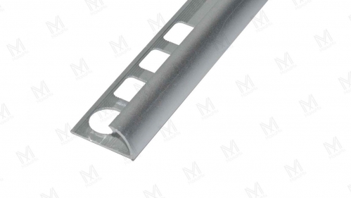 Alumínium ovális pozitív profil 10mm 2,50m eloxált ezüst színben - MárkaMix