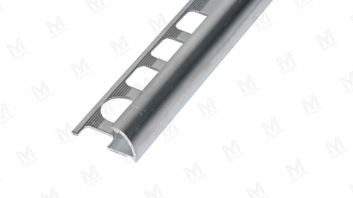 Alumínium ovális pozitív profil 8mm 2,5m natúr alumínium színben - MárkaMix