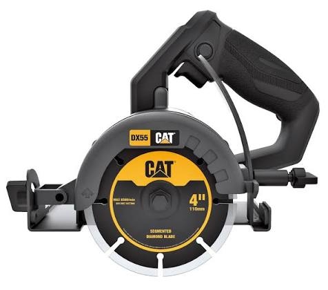 DX55 Power+ Kézi körfűrész hidegburkolat vágáshoz 1400W 110mm - Caterpillar