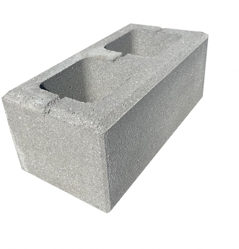 Rivago kerítéskő középszürke normál kő 40x20x16 (60/rkp) - Semmelrock