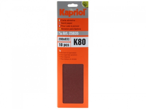 Csiszolópapír gipszkartonhoz - K80 - 10db - Kapriol